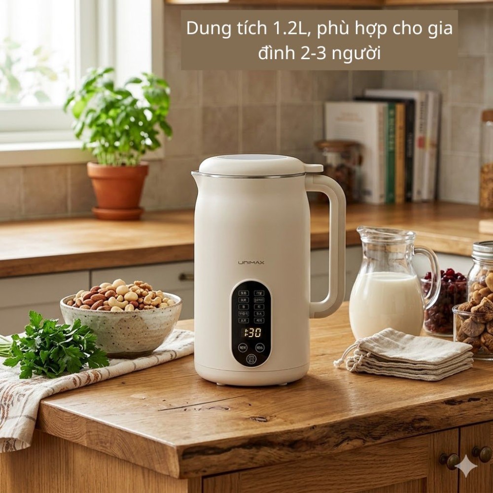 Máy làm sữa hạt Unimax UMM-2281PL - Hàng chính hãng