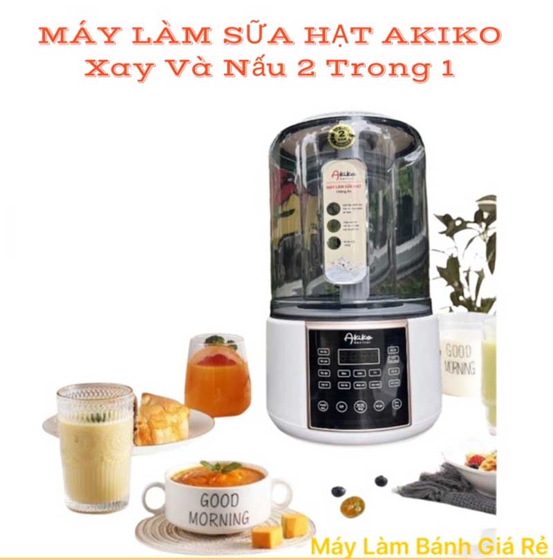 Máy làm sữa hạt Akiko LN-D28 kiểu dáng sang trọng, tiện lợi