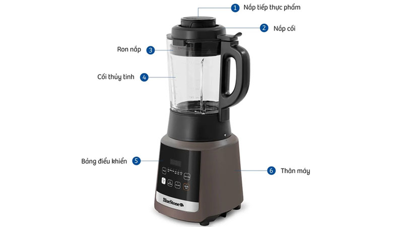 Cấu tạo của máy làm sữa hạt BlueStone BLB-6031