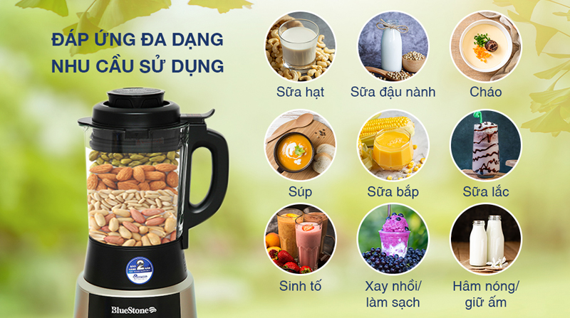Máy làm sữa hạt đa năng BlueStone BLB-6033 - Hàng chính hãng