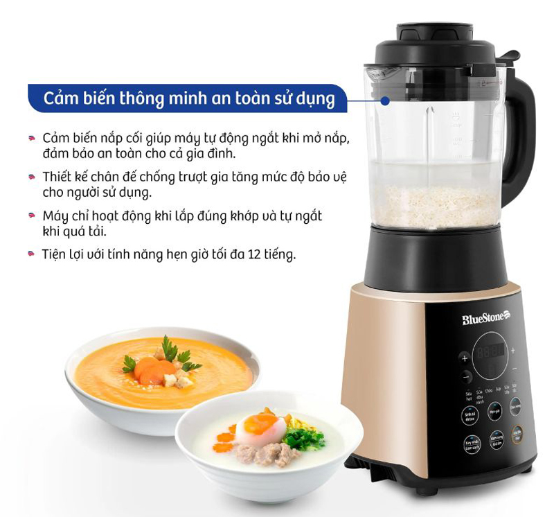 Máy làm sữa hạt đa năng BlueStone BLB-6033 - Hàng chính hãng