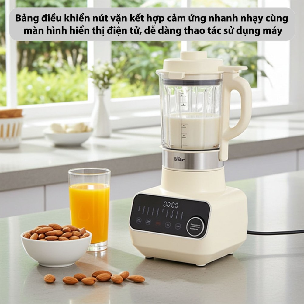 Máy làm sữa hạt đa năng Bear BCB-D17231W - Hàng chính hãng