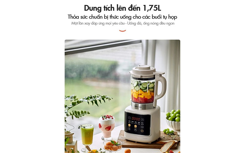 Máy làm sữa hạt đa năng Bear PBJ-D10T1 - Hàng chính hãng
