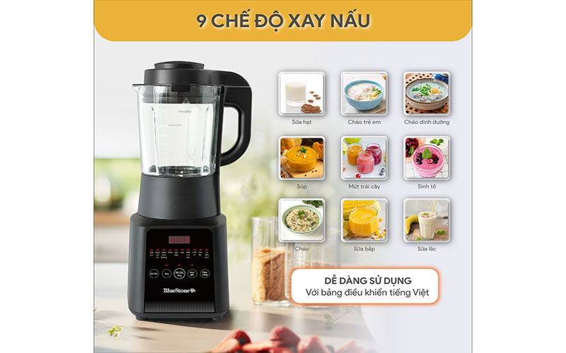 Máy làm sữa hạt đa năng BlueStone BLB-6036 - Hàng chính hãng
