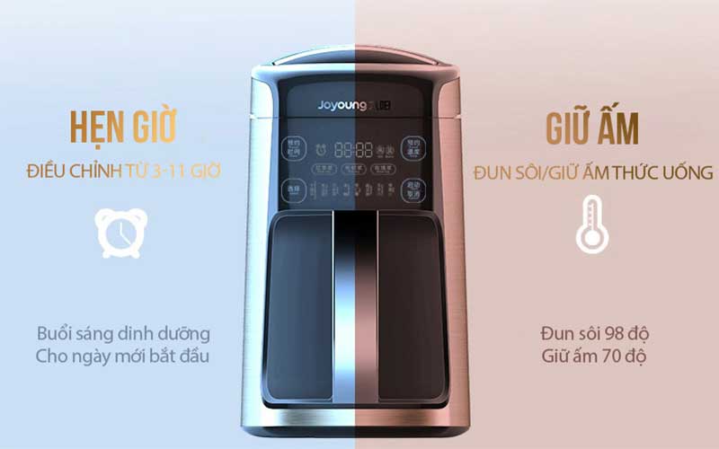 Máy làm sữa hạt đa năng Joyoung DJ13R-P90 - Hàng chính hãng
