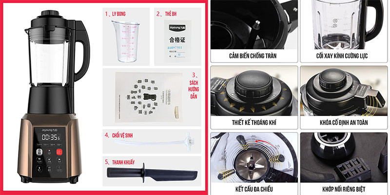 Máy làm sữa hạt đa năng Joyoung JYL-Y29 - Hàng chính hãng