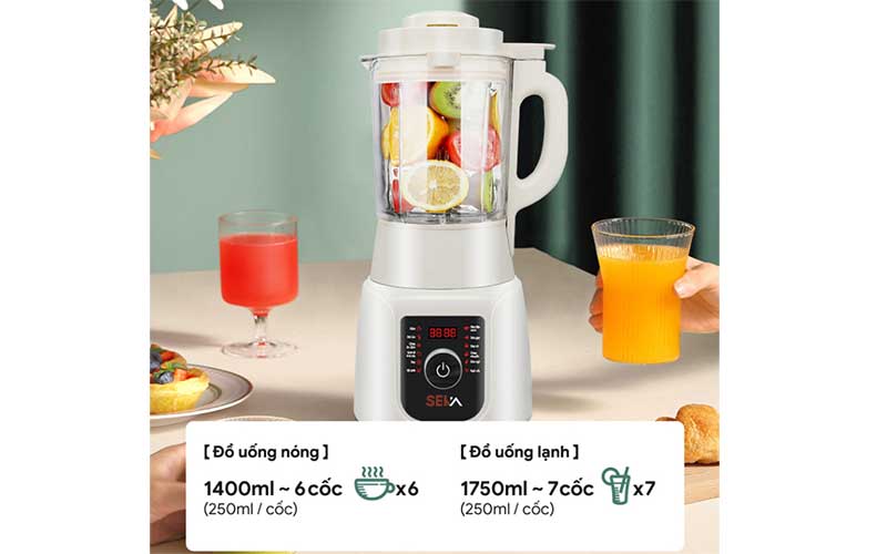 Máy làm sữa hạt đa năng Seka E300 - Hàng chính hãng