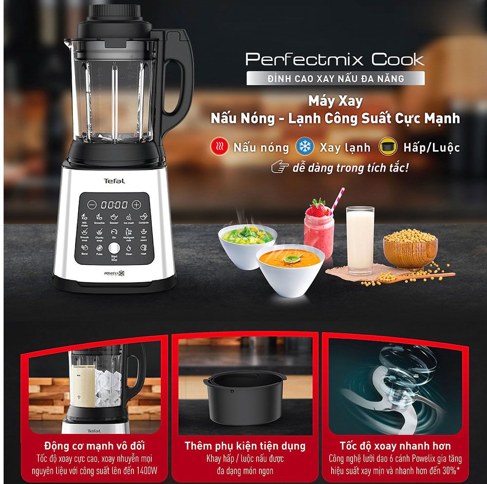 Máy xay nấu đa năng Tefal BL83SD66 - Hàng chính hãng