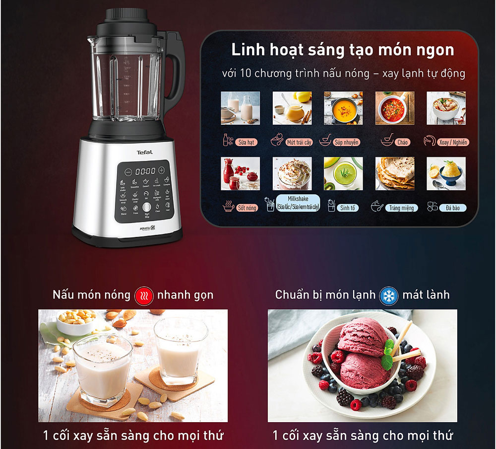 Máy xay nấu đa năng Tefal BL83SD66 - Hàng chính hãng