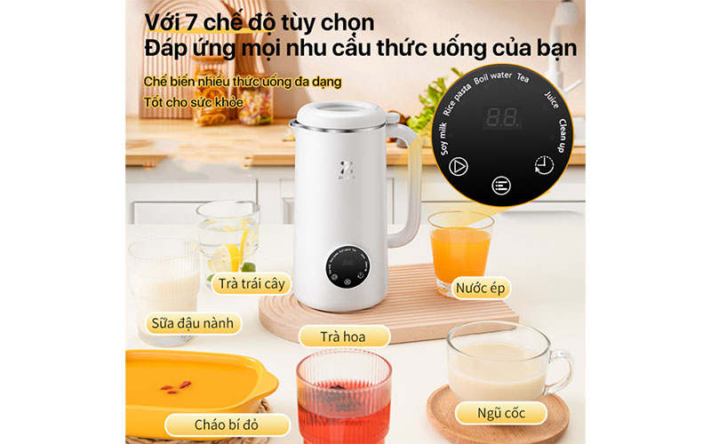 Máy làm sữa hạt đa năng Zolele MB601 - Hàng chính hãng