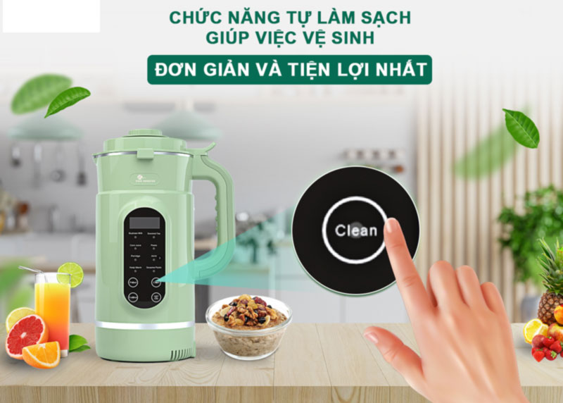 Chức năng tự làm sạch máy, nên việc vệ sinh cũng đơn giản hơn
