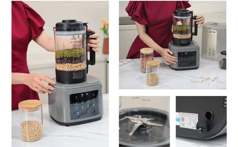 Máy làm sữa hạt đa năng Gume GMNMM-2201  - Hàng chính hãng