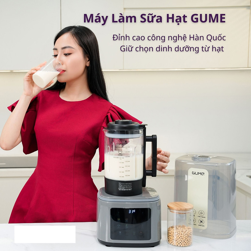 Máy làm sữa hạt đa năng Gume GMNMM-2201  - Hàng chính hãng