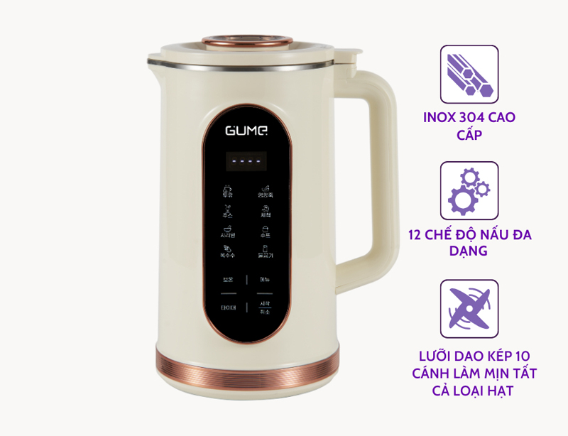 Máy làm sữa hạt Gume MSB-02 - Hàng chính hãng