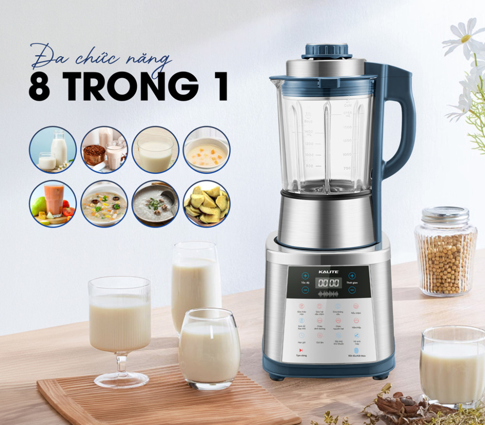 Máy làm sữa hạt Kalite KCBV8P - Hàng chính hãng