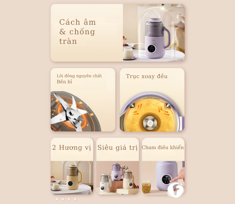 Máy làm sữa hạt Kuchenzimmer 012423 - Hàng chính hãng