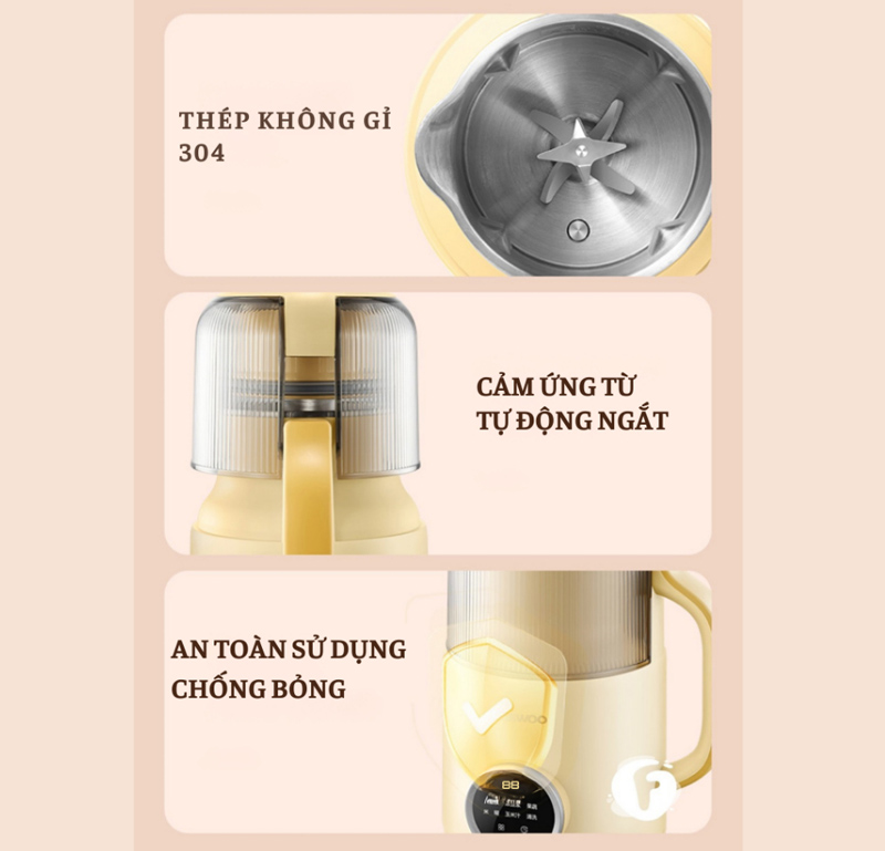 Máy làm sữa hạt Kuchenzimmer 012423 - Hàng chính hãng