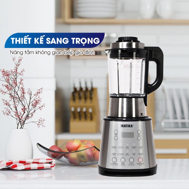 Máy làm sữa hạt Matika MTK-3286 - Hàng chính hãng