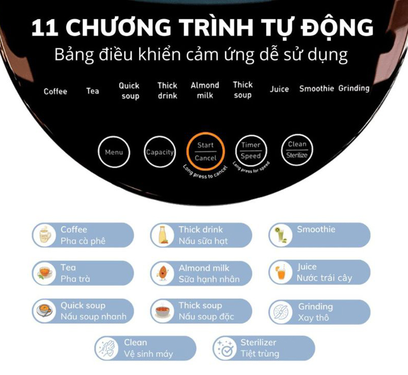 Máy làm sữa hạt Medion MD19888 - Hàng chính hãng