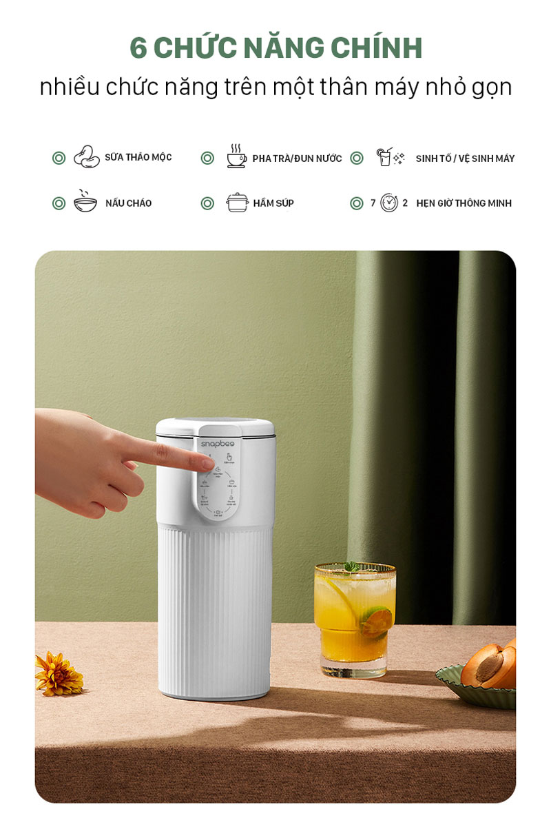 Máy có 6 chức năng chính