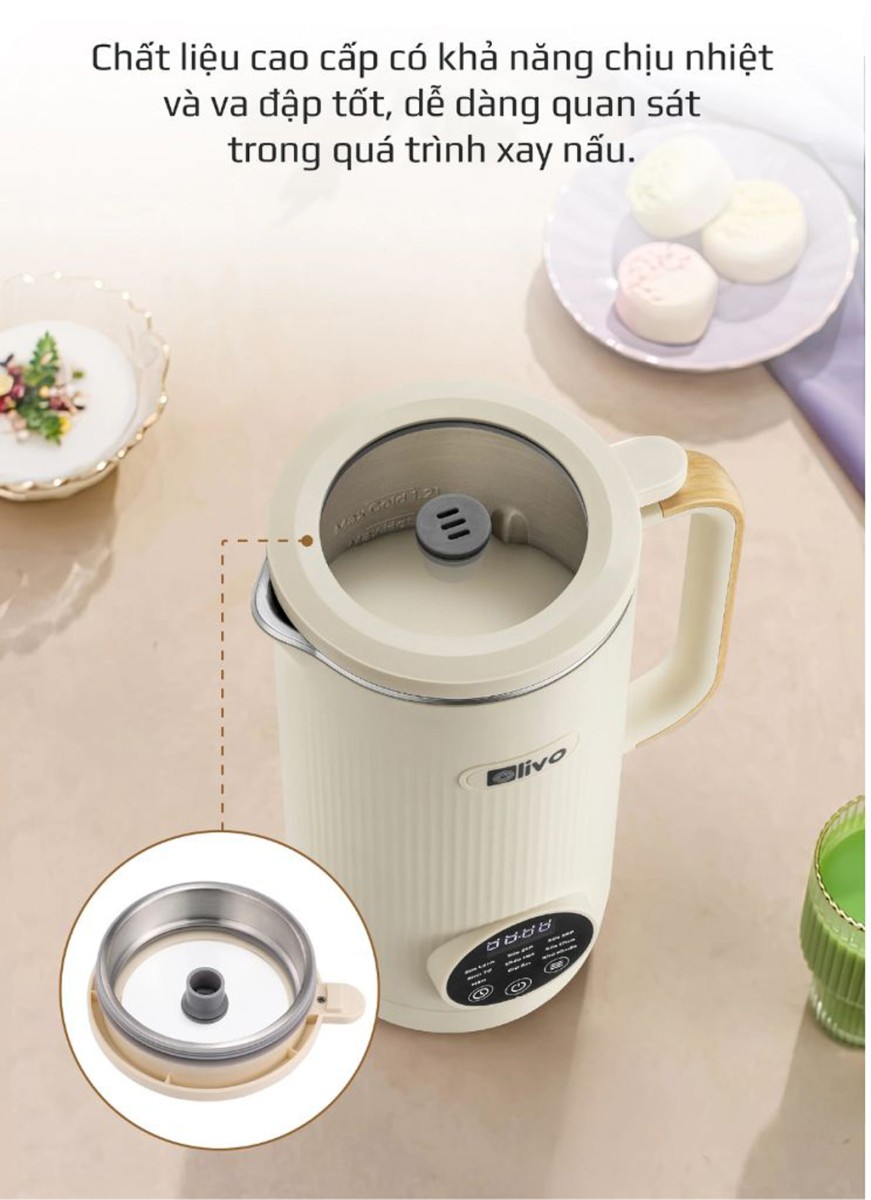 Máy làm sữa hạt Olivo CB1200 - Hàng chính hãng