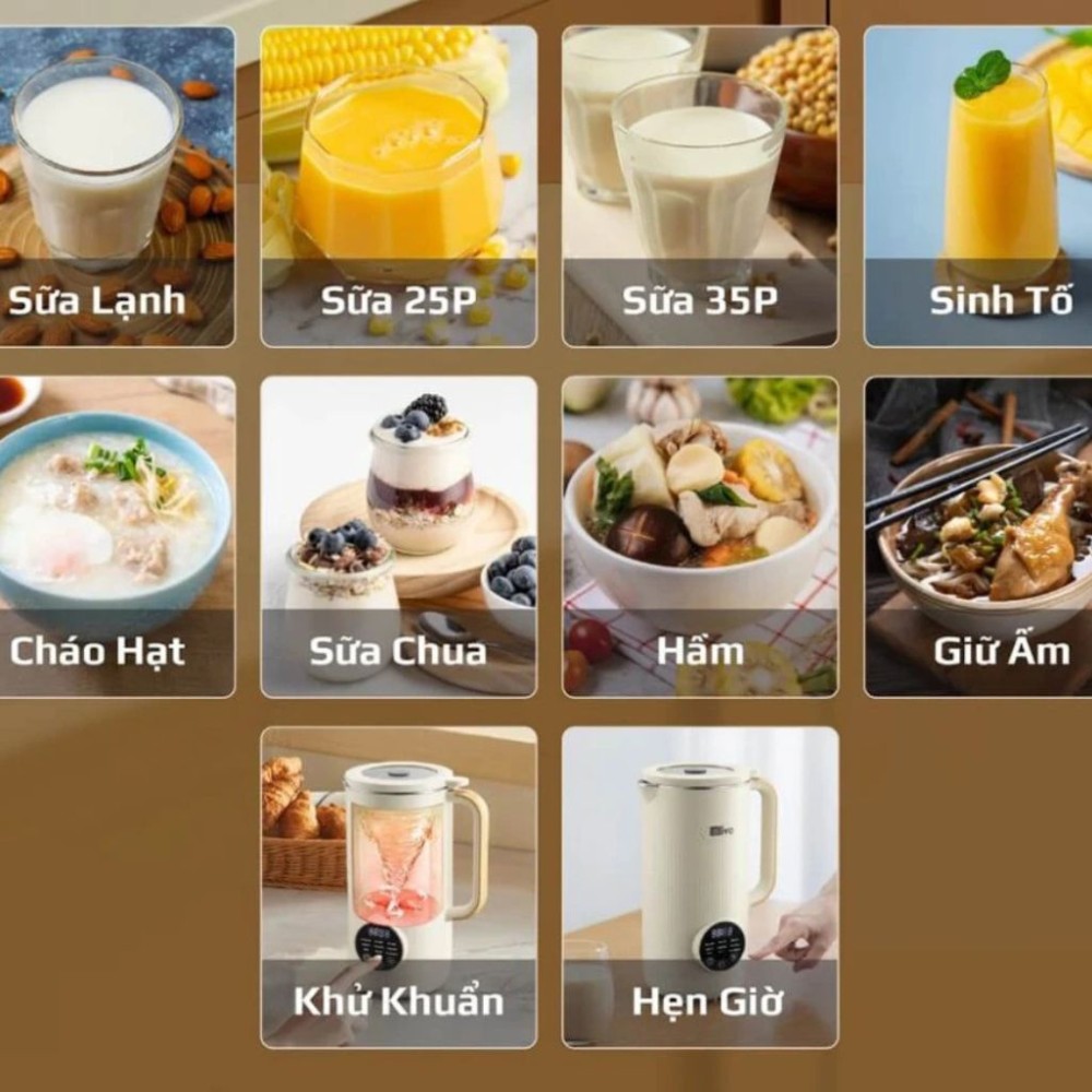 Máy làm sữa hạt Olivo CB1200 - Hàng chính hãng