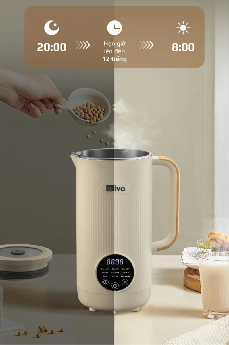 Máy làm sữa hạt Olivo CB1200 - Hàng chính hãng