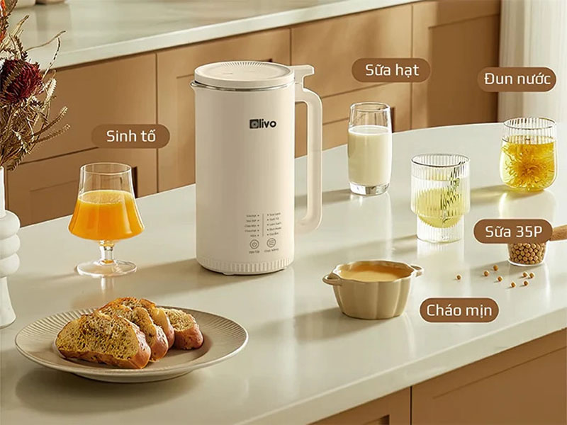  Olivo CB2000 xay nấu đa dạng các loại thực phẩm