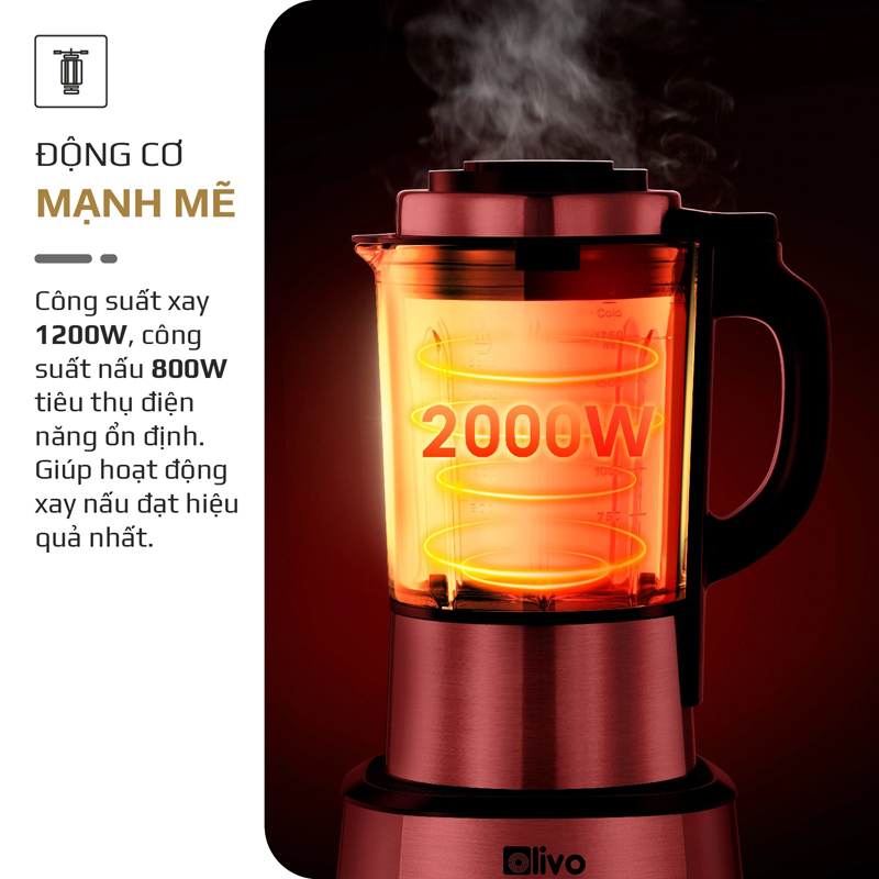 Máy làm sữa hạt Olivo X20 PLUS - Hàng chính hãng