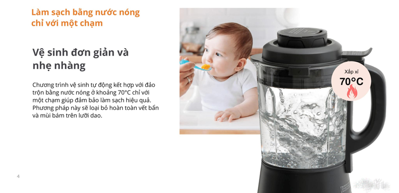 Máy làm sữa hat Panasonic MX-HG6401KRA - Hàng chính hãng