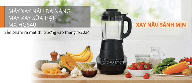 Máy làm sữa hat Panasonic MX-HG6401KRA - Hàng chính hãng