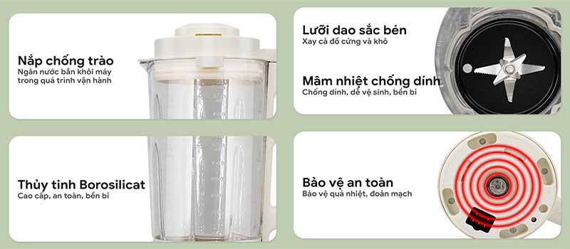 Máy làm sữa hạt Perfect PF-SH59 - Hàng chính hãng