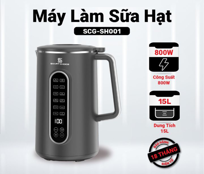 Máy làm sữa hạt SmartChoice SCG-SH001 - Hàng chính hãng