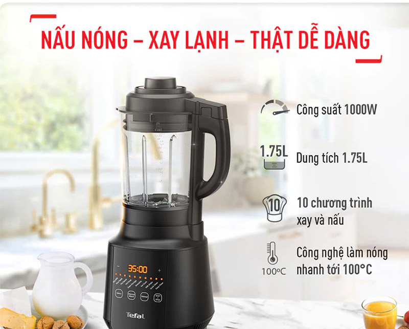 Máy làm sữa hạt sữa hạt Tefal BL511868 - Hàng chính hãng
