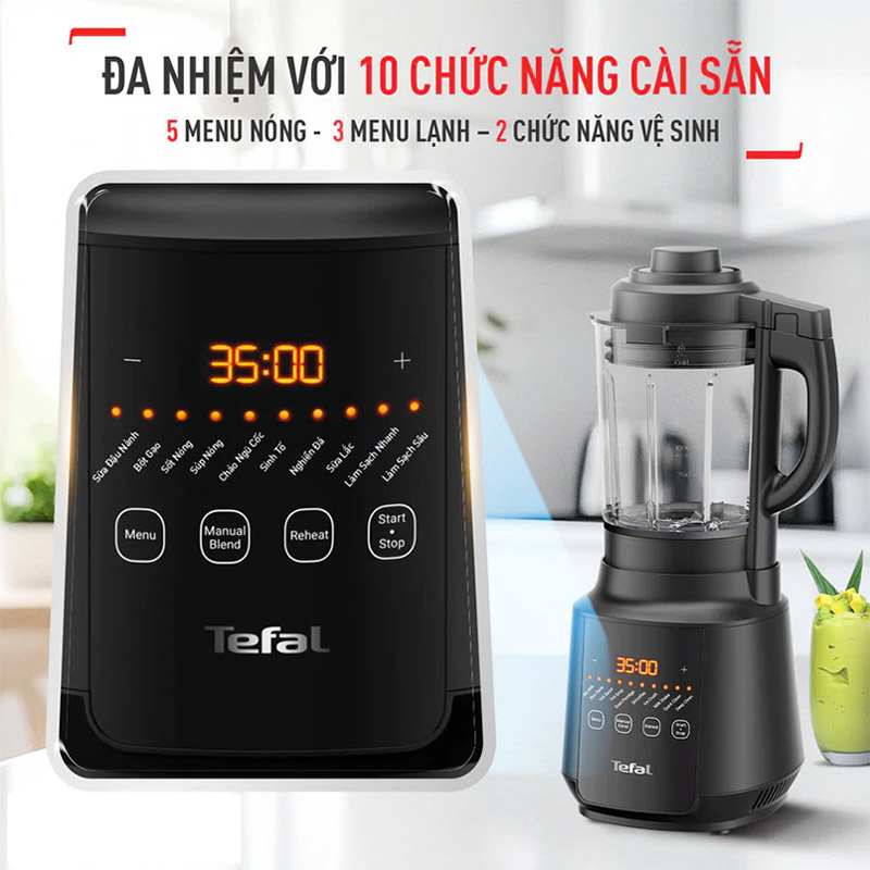 Máy làm sữa hạt sữa hạt Tefal BL511868 - Hàng chính hãng