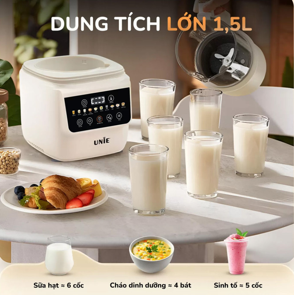 Máy làm sữa hạt Unie UCB15 - Hàng chính hãng