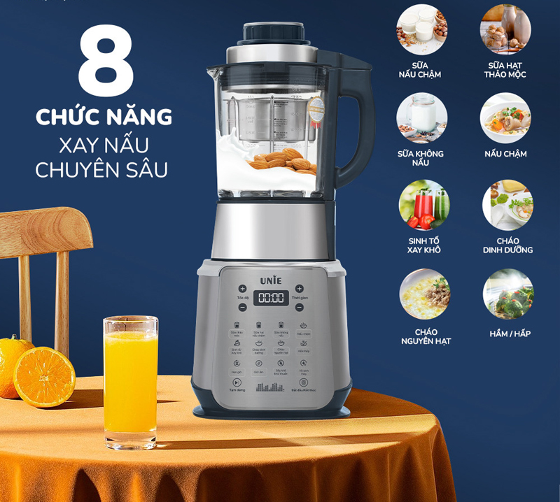 8 chương trình nấu chuyên sâu đã được lập trình sẵn