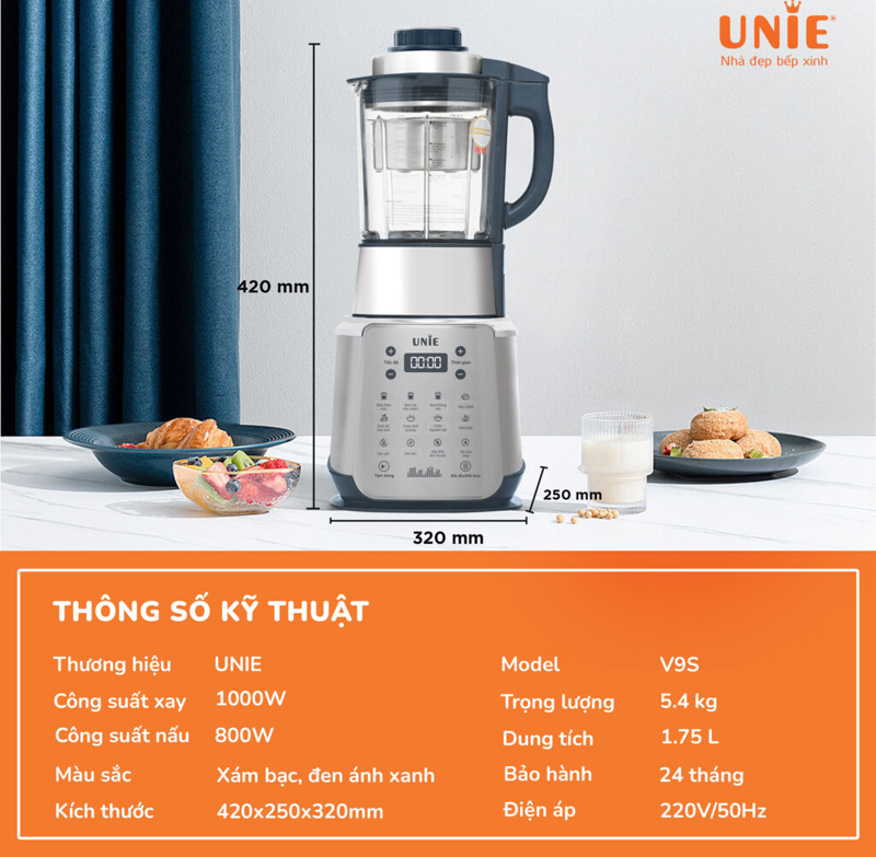 Thông số kỹ thuật của Unie V9s