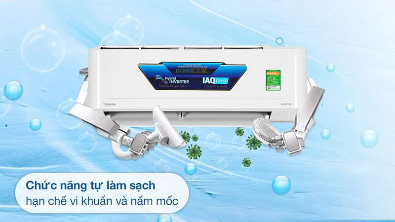 Máy lạnh 1 HP Inverter Toshiba RAS-H10C4KCVG-V - Hàng chính hãng