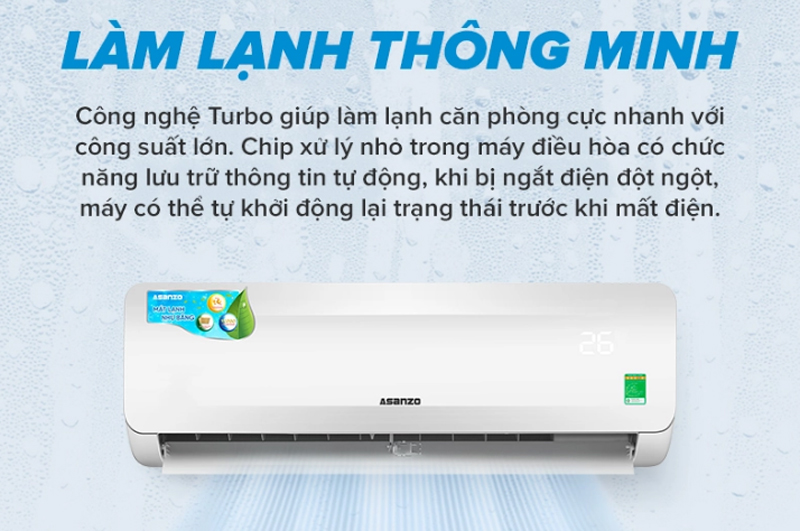 Máy lạnh Asanzo S35NT2 - Hàng chính hãng