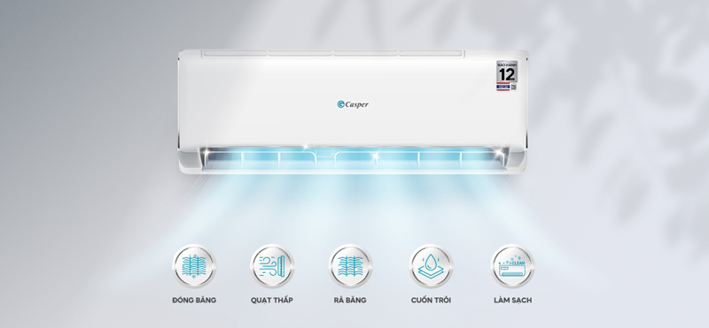 Máy lạnh1 chiều Casper inverter JC-12IU36 - Hàng chính hãng