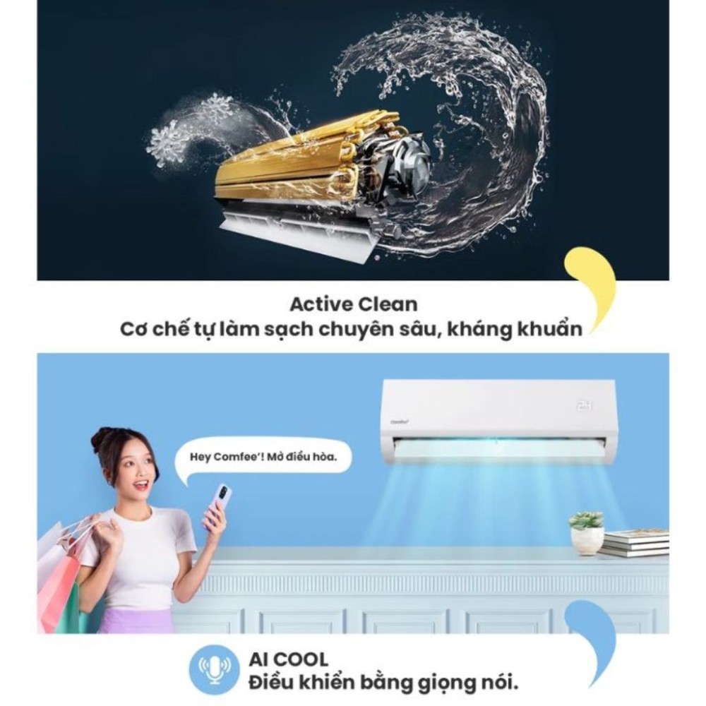 Máy lạnh Comfee 1.5 HP CFS-13FWFF-V - Hàng chính hãng