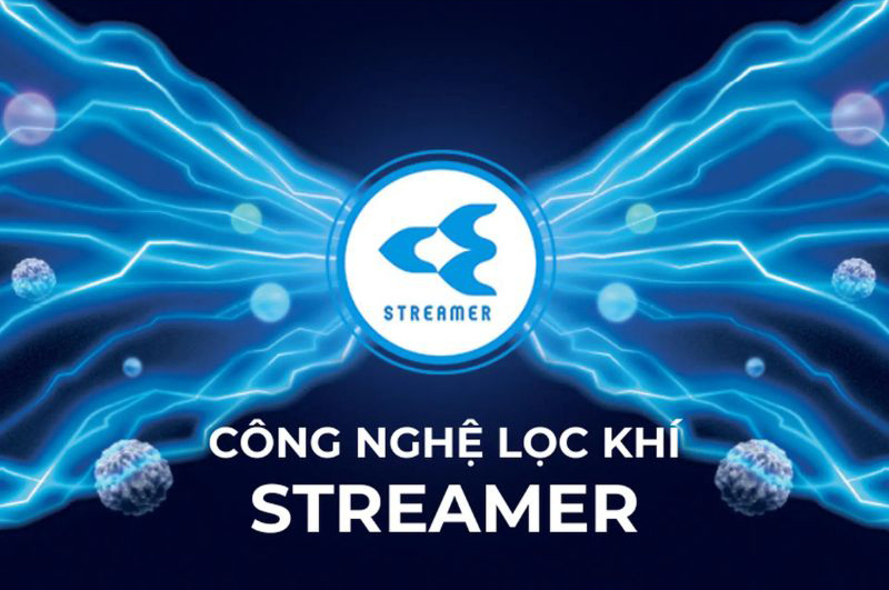 Công nghệ lọc khí Streamer có tác dụng loại bỏ vi khuẩn, nấm mốc