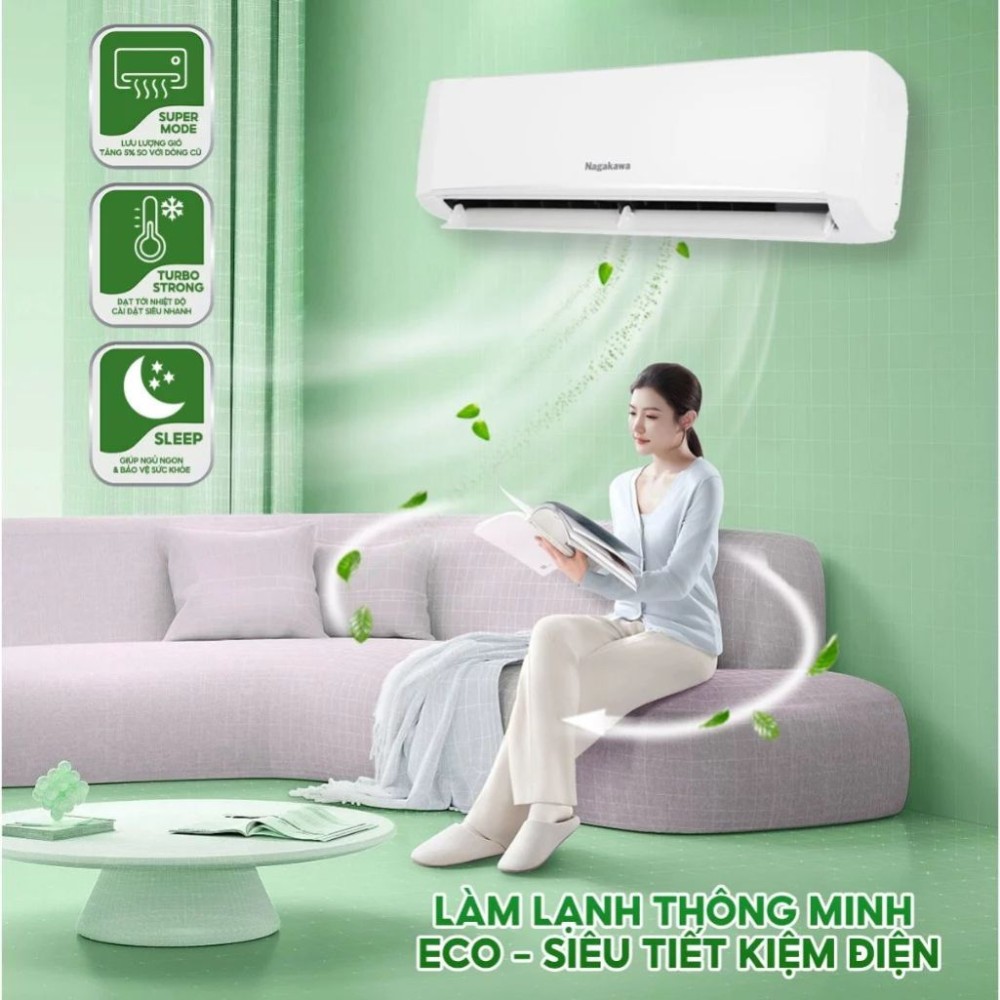 Điều hòa 1 chiều Nagakawa NIS-C09R2U51 - Hàng chính hãng