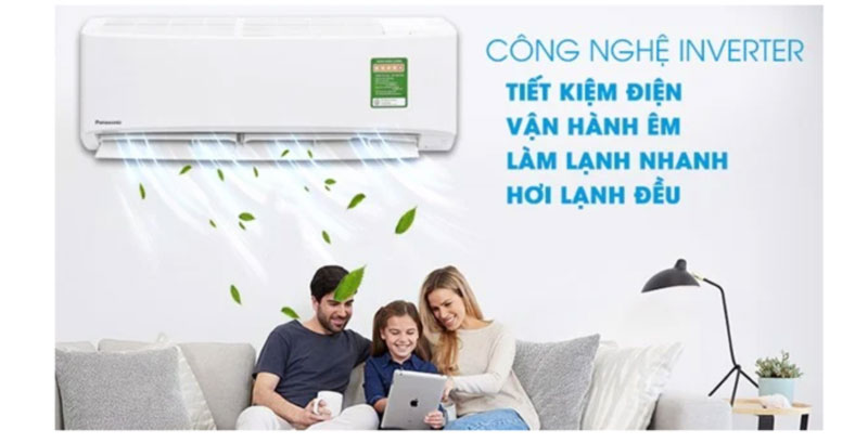 Chế độ Eco+ A.I cùng công nghệ inverter tiết kiệm điện năng