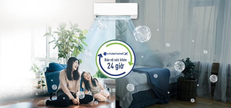 Máy lạnh 1 chiều Panasonic Inverter CU/CS-RU9AKH-8 - Hàng chính hãng