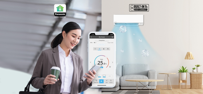 Máy lạnh 1 chiều Panasonic Inverter CU/CS-RU9AKH-8 - Hàng chính hãng
