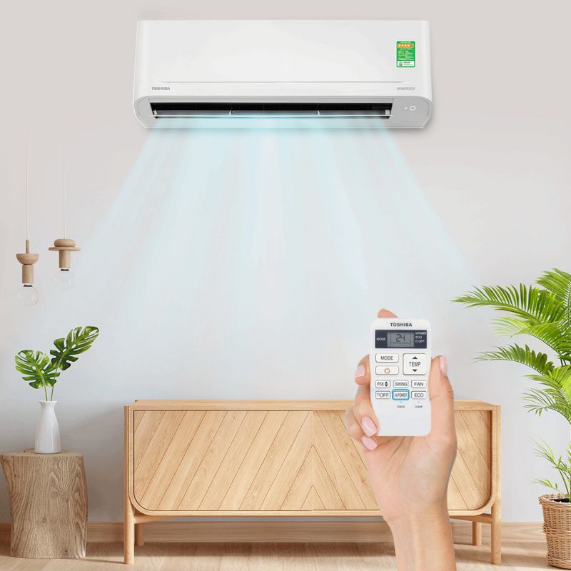 Máy lạnh Toshiba inverter 1.5 HP RAS-H13S5KCV2G-V - Hàng chính hãng