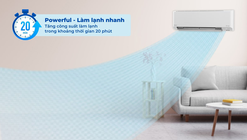 Máy lạnh Daikin Inverter 1.5 HP FTKZ35VVMV - Hàng chính hãng