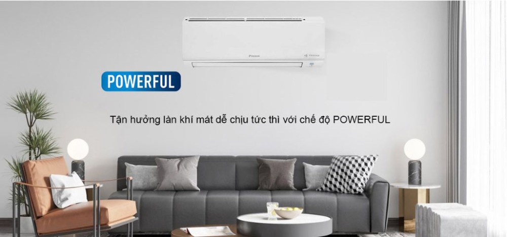 Máy lạnh 1 chiều Daikin inverter 2 HP FTKF50ZVMV - Hàng chính hãng